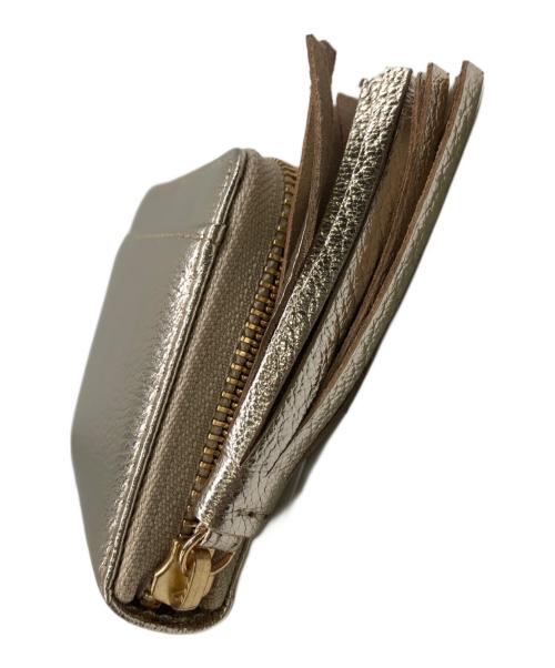 虎屋ういろ（トラヤウイロ）虎屋ういろ (トラヤウイロ) Perche (ペルケ) EAR (イア) ラウンドファスナー財布／ROUND FASTENER WALLET ゴールドの古着・服飾アイテム