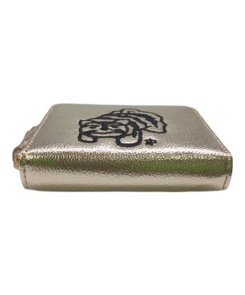 虎屋ういろ（トラヤウイロ）虎屋ういろ (トラヤウイロ) Perche (ペルケ) EAR (イア) ラウンドファスナー財布／ROUND FASTENER WALLET ゴールドの古着・服飾アイテム