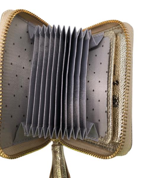 虎屋ういろ（トラヤウイロ）虎屋ういろ (トラヤウイロ) Perche (ペルケ) EAR (イア) ラウンドファスナー財布／ROUND FASTENER WALLET ゴールドの古着・服飾アイテム