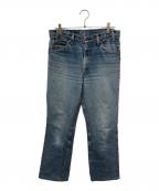 LEVI'Sリーバイス）の古着「ORANGE TAB 517 BOOTS CUT DENIM PANTS／オレンジタブ 517 ブーツカット デニムパンツ」｜ブルー