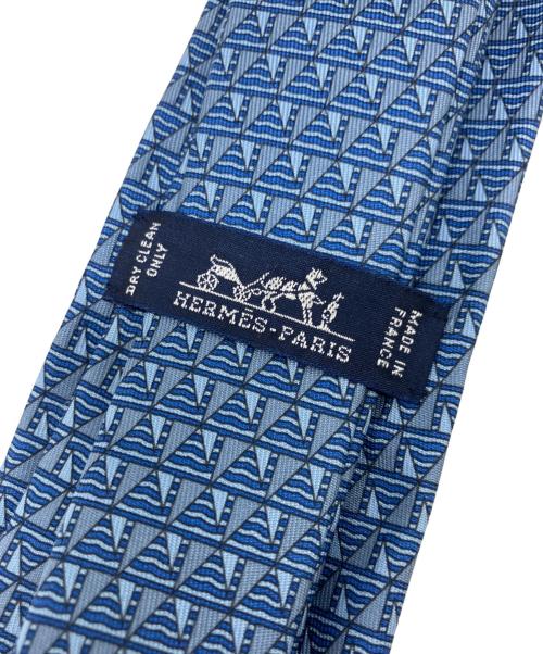 HERMES（エルメス）HERMES (エルメス) ネクタイ ブルー サイズ:‐不明の古着・服飾アイテム