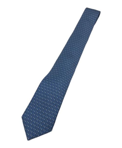 HERMES（エルメス）HERMES (エルメス) ネクタイ ブルー サイズ:‐不明の古着・服飾アイテム