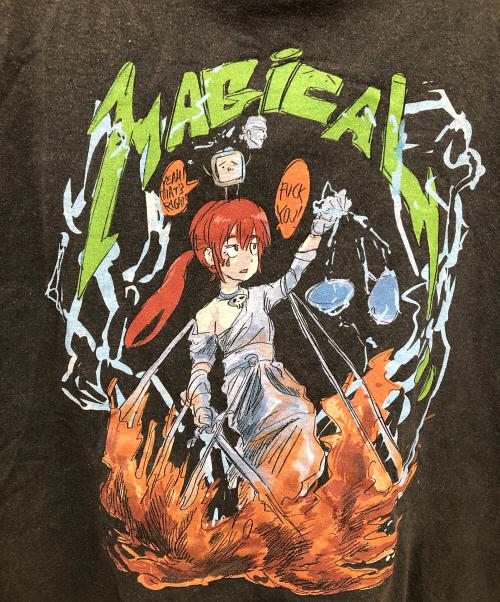 nubian（ヌビアン）nubian (ヌビアン) JUN INAGAWA (ジュンイナガワ) MAGICAL TEE／マジカル T ブラック サイズ:XLの古着・服飾アイテム