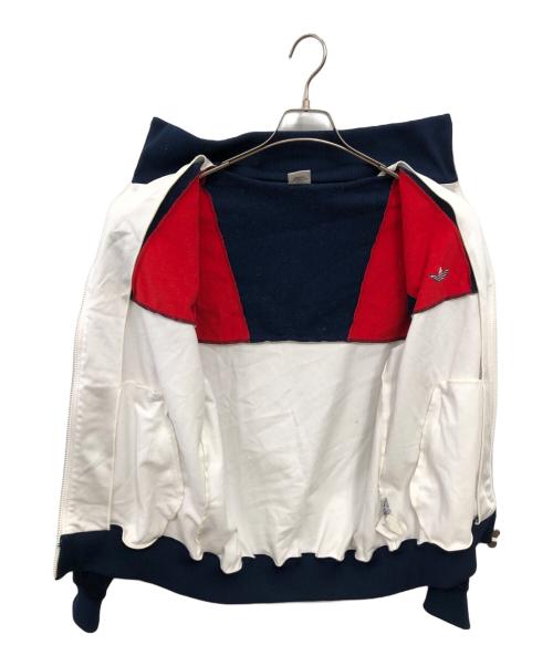 adidas（アディダス）adidas 80's デサント社製 ATP バイオフィックステクノ トラックジャケット／80'S DESCENTE ATP BIO-FIX TECHNO TRACK JACKET サイズ:JASPO 98-6(Oサイズ=XL相当)の古着・服飾アイテム