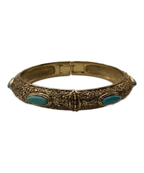 BALENCIAGA（バレンシアガ）BALENCIAGA (バレンシアガ) ストーンバングル／STONE BANGLE ゴールドの古着・服飾アイテム