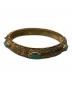中古・古着 BALENCIAGA (バレンシアガ) ストーンバングル／STONE BANGLE ゴールド：12000円