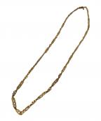 BALENCIAGAバレンシアガ）の古着「Bチェーンネックレス／B CHAIN  NECKLACE」｜ゴールド