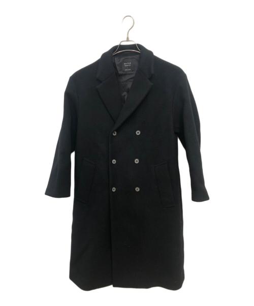UNITED TOKYO（ユナイテッドトーキョー）UNITED TOKYO (ユナイテッドトーキョー) Tasmania Knit Melton Double Chester Coat／タスマニアニットメルトンダブルチェスターコート ブラック サイズ:SIZE 1の古着・服飾アイテム