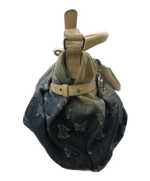 CELINE（セリーヌ）CELINE (セリーヌ) PARIS  MACADAM SHOULDER／パリマカダム ショルダー ブルーの古着・服飾アイテム