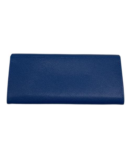 LONGCHAMP（ロンシャン）LONGCHAMP (ロンシャン) 長財布 ブルーの古着・服飾アイテム