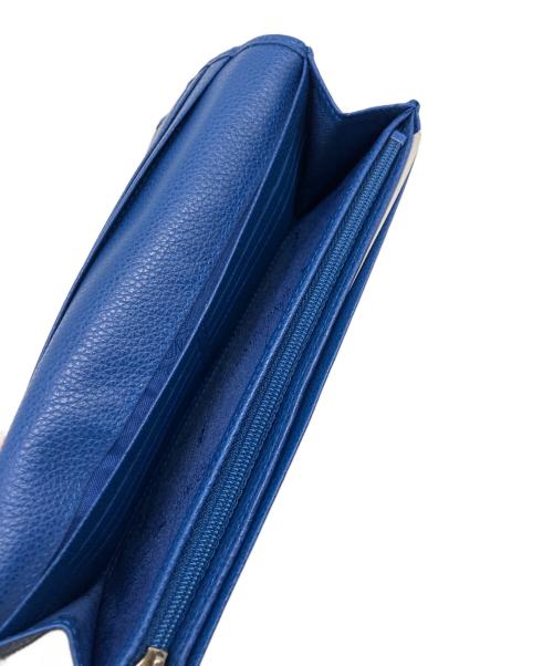 LONGCHAMP（ロンシャン）LONGCHAMP (ロンシャン) 長財布 ブルーの古着・服飾アイテム