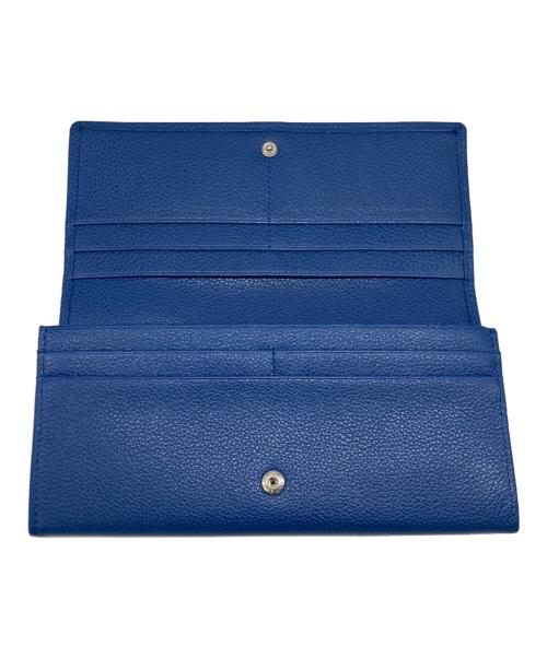 LONGCHAMP（ロンシャン）LONGCHAMP (ロンシャン) 長財布 ブルーの古着・服飾アイテム