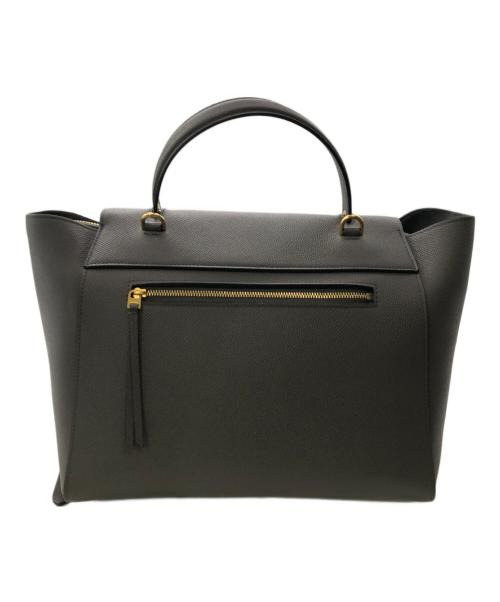 CELINE（セリーヌ）CELINE (セリーヌ) BELT BAG MINI／ベルトバッグ ミニ グレーの古着・服飾アイテム