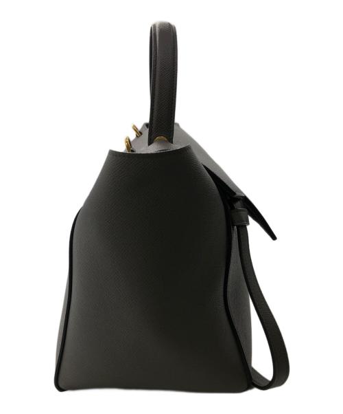 CELINE（セリーヌ）CELINE (セリーヌ) BELT BAG MINI／ベルトバッグ ミニ グレーの古着・服飾アイテム