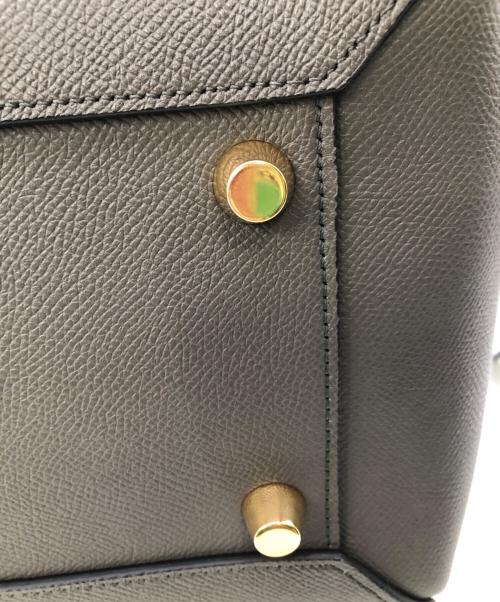 CELINE（セリーヌ）CELINE (セリーヌ) BELT BAG MINI／ベルトバッグ ミニ グレーの古着・服飾アイテム