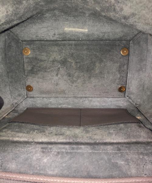 CELINE（セリーヌ）CELINE (セリーヌ) BELT BAG MINI／ベルトバッグ ミニ グレーの古着・服飾アイテム