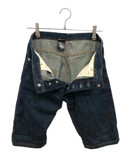 Dior（ディオール）Dior (ディオール) デニムハーフパンツ／DENIM HALF PANTS インディゴ サイズ:SIZE 76cm (W30)の古着・服飾アイテム