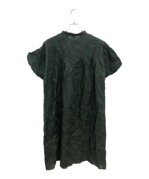 TSUHARU by samansa Mos2（ツハル バイ サマンサモスモス）TSUHARU by samansa Mos2 (ツハル バイ サマンサモスモス) 刺繍ワンピース／EMBROIDERY ONE-PIECE グリーン サイズ:Freeの古着・服飾アイテム