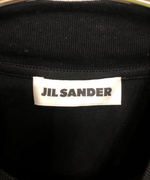 JIL SANDER（ジルサンダー）JIL SANDER (ジルサンダー) MOCK NECK OVER SIZE T-SHIRT／モックネックオーバーサイズTシャツ ブラック サイズ:Sの古着・服飾アイテム