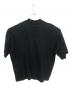 JIL SANDER (ジルサンダー) MOCK NECK OVER SIZE T-SHIRT／モックネックオーバーサイズTシャツ ブラック サイズ:S：15000円