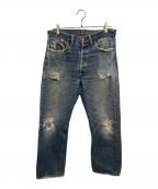 LEVI'Sリーバイス）の古着「70’S 501 SELVEDGE DENIM PANTS 66MODEL／70'S 501セルヴィッチデニムパンツ  66前期モデル」｜インディゴ