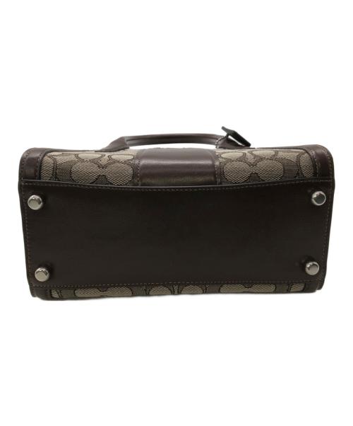 COACH（コーチ）COACH (コーチ) ANDREA CARRY ALL SIGNATURE ２WAY／アンドレア キャリーオール シグネチャー ２ウェイ ブラウンの古着・服飾アイテム