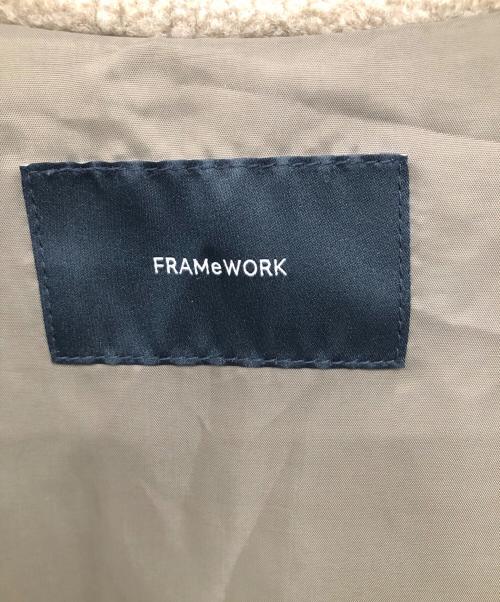 FRAMeWORK（フレームワーク）FRAMeWORK (フレームワーク) ボアジャケット／BOA JACKET ブラウン サイズ:SIZE 38の古着・服飾アイテム