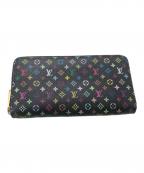 LOUIS VUITTONルイ ヴィトン）の古着「MONOGRAM MULTI COLOR ZIPPY WALLET  VIOLET／モノグラム マルチカラー ジッピーウォレット ヴィオレ」｜ブラック