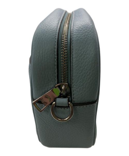 COACH（コーチ）COACH (コーチ) ジェイミー カメラバッグ トロンプルイユプリント／JAMIE CAMERA BAG  TROMPE-L’OEI'L PRINT スカイブルーの古着・服飾アイテム