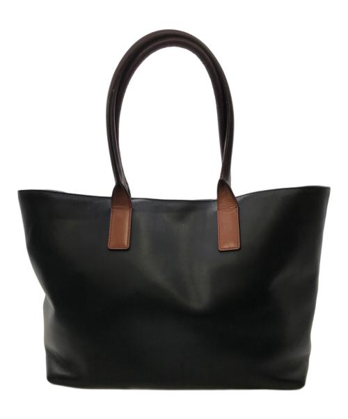 PAUL SMITH（ポールスミス）PAUL SMITH (ポールスミス) RABBIT CHARM LEATHER TOTE BAG／ラビットチャーム レザートートバッグ ブラックの古着・服飾アイテム