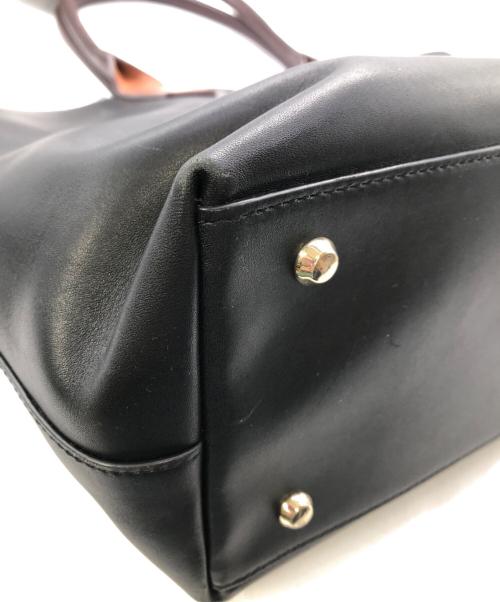 PAUL SMITH（ポールスミス）PAUL SMITH (ポールスミス) RABBIT CHARM LEATHER TOTE BAG／ラビットチャーム レザートートバッグ ブラックの古着・服飾アイテム