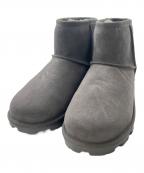 UGGアグ）の古着「ESSENTIAL MINI MOUTON BOOTS／エッセンシャルミニ ムートンブーツ」｜グレー