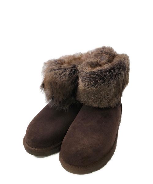 UGG（アグ）UGG (アグ) Valentina／ヴァレンティナ ブラウン サイズ:24の古着・服飾アイテム