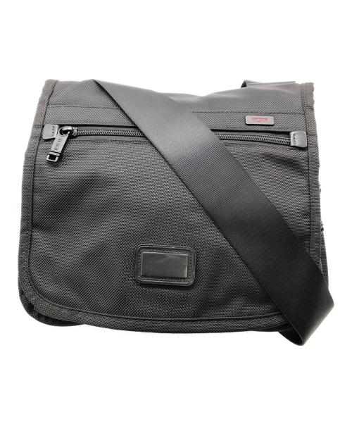 TUMI（トゥミ）TUMI (トゥミ) Alpha Ballistic Travel Small Flap Crossbody／アルファ バリスティック トラベル スモールフラップ クロスボディ ブラックの古着・服飾アイテム
