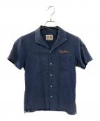 Hysteric Glamourヒステリックグラマー）の古着「半袖シャツ」｜ネイビー