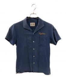 Hysteric Glamour（ヒステリックグラマー）の古着「半袖シャツ」｜ネイビー