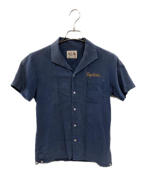 Hysteric Glamour（ヒステリックグラマー）Hysteric Glamour (ヒステリックグラマー) 半袖シャツ ネイビー サイズ:Sの古着・服飾アイテム