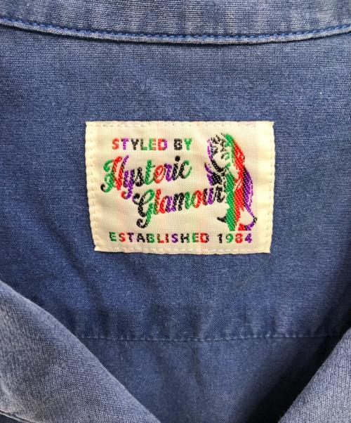 Hysteric Glamour（ヒステリックグラマー）Hysteric Glamour (ヒステリックグラマー) 半袖シャツ ネイビー サイズ:Sの古着・服飾アイテム