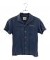 Hysteric Glamour（ヒステリックグラマー）の古着「半袖シャツ」｜ネイビー