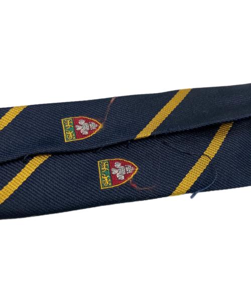 POLO RALPH LAUREN（ポロ・ラルフローレン）POLO RALPH LAUREN (ポロ・ラルフローレン) ネクタイ ネイビー×イエロー サイズ:不明の古着・服飾アイテム