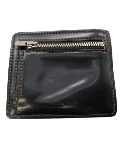WILDSWANS（ワイルドスワンズ）WILDSWANS (ワイルドスワンズ) BEGIN別注 NEW MINI WALLET SADDLE PULL UP LEATHER／新ミニウォレット サドルプルアップレザー ブラックの古着・服飾アイテム