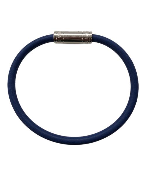 LOUIS VUITTON（ルイ ヴィトン）LOUIS VUITTON (ルイ ヴィトン) BRACELET KEEP IT／ブレスレト キープイット ブルーの古着・服飾アイテム