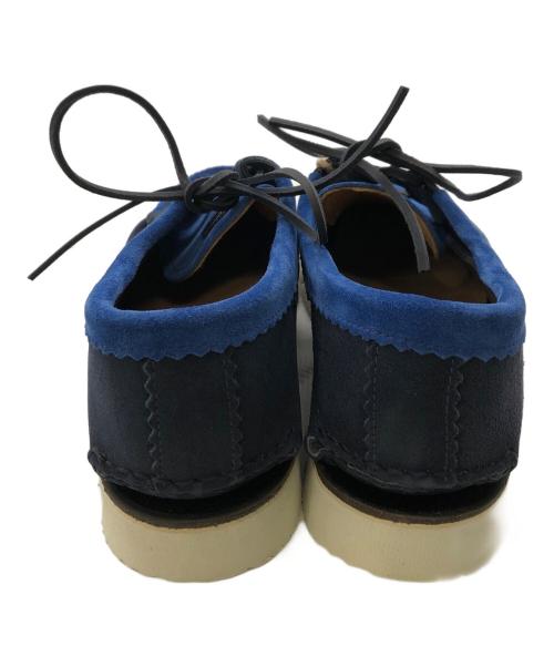 YUKETEN（ユケテン）YUKETEN (ユケテン) nanamica (ナナミカ) Ghillie Moc w/Gloxi Sole／ギリーモック W /グロキシーソール ネイビー サイズ:27の古着・服飾アイテム