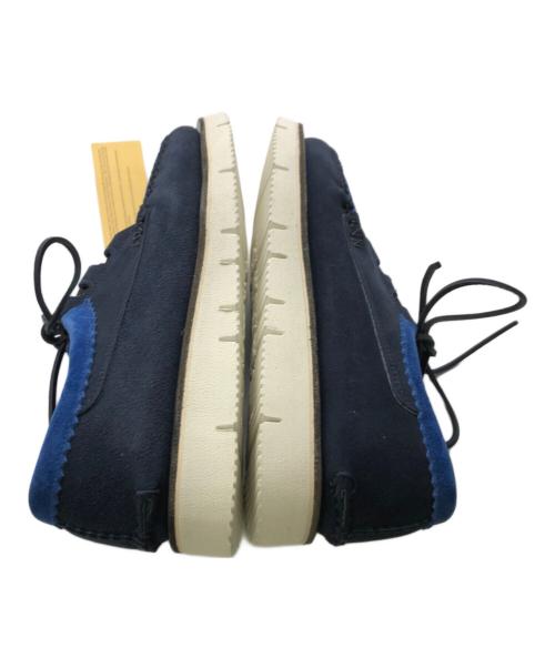 YUKETEN（ユケテン）YUKETEN (ユケテン) nanamica (ナナミカ) Ghillie Moc w/Gloxi Sole／ギリーモック W /グロキシーソール ネイビー サイズ:27の古着・服飾アイテム