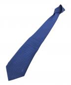 LOUIS VUITTONルイ ヴィトン）の古着「ネクタイ マイクロダミエ 8CM／NECKTIE MICRO Ⅾ’AMIER８CM」｜ブルー
