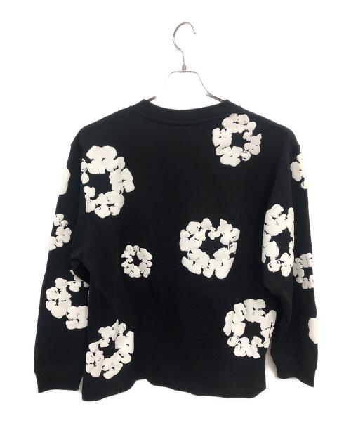 Denim Tears（デニムティアーズ）Denim Tears (デニムティアーズ) Cotton Wreath Long Sleeve T-Shirt／コットンリース ロングスリーブ Tシャツ ブラック サイズ:Ｌの古着・服飾アイテム