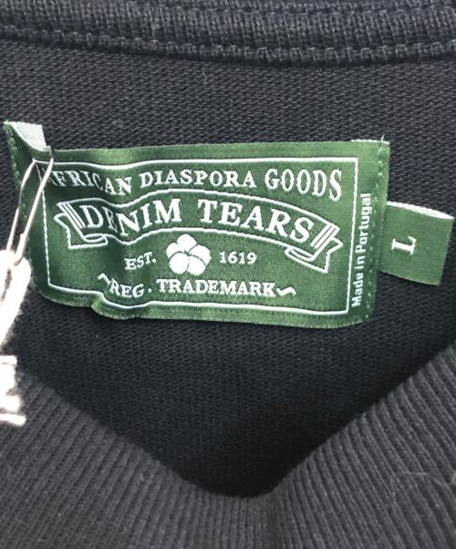 Denim Tears（デニムティアーズ）Denim Tears (デニムティアーズ) Cotton Wreath Long Sleeve T-Shirt／コットンリース ロングスリーブ Tシャツ ブラック サイズ:Ｌの古着・服飾アイテム