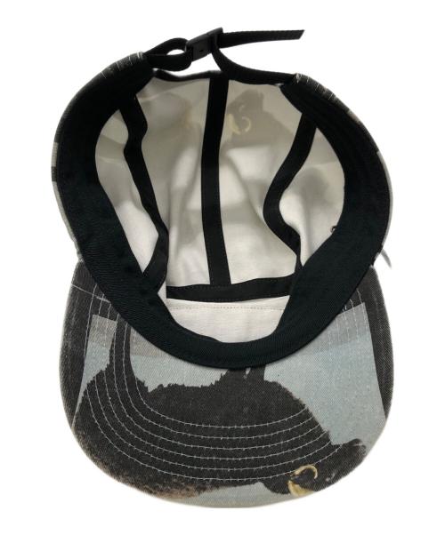 SUPREME（シュプリーム）SUPREME (シュプリーム) Damien Hirst (ダミアン・ハースト) Damien Hirst Camp Cap／ダミアン・ハースト キャンプキャップ ブルーの古着・服飾アイテム