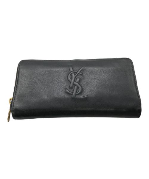 Yves Saint Laurent（イヴサンローラン）Yves Saint Laurent (イヴサンローラン) 長財布／LONG WALLET ブラックの古着・服飾アイテム