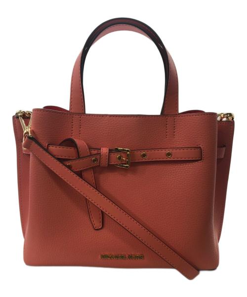 MICHAEL KORS（マイケル・コース）MICHAEL KORS (マイケルコース) EMILIA SMALL SATCHEL／エミリア スモールサッチェル ピンクの古着・服飾アイテム